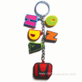 Promotional Custom Shaped Soft PVC Pendant Keychain